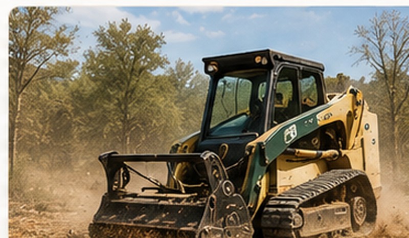 Forestry mulching equipment working on Texas acreage
